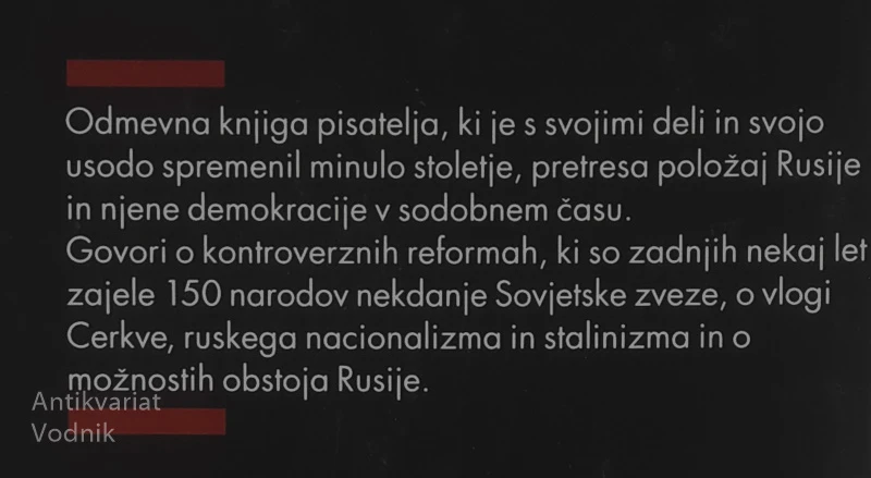 RUSIJA V RAZSULU, Aleksander Solženicin