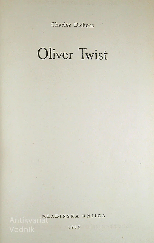 OLIVER TWIST, Charles Dickens
