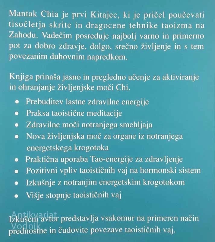 PREBUDITEV ZDRAVILNE ENERGIJE, Mantak Chia