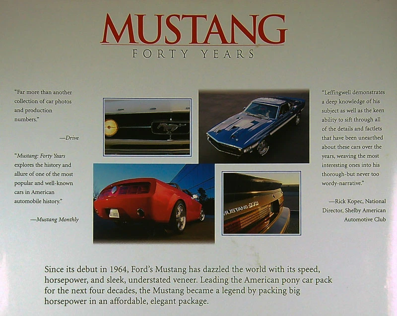 MUSTANG; FORTY YEARS
