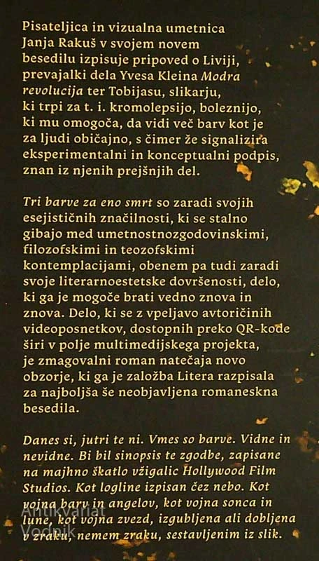 TRI BARVE ZA ENO SMRT, Janja Rakuš
