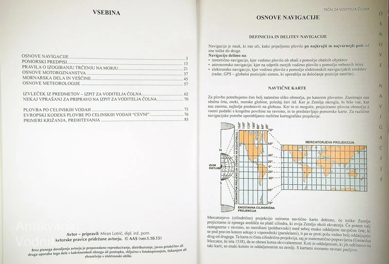 PRIROČNIK ZA VODITELJE ČOLNA, Miran Lotrič