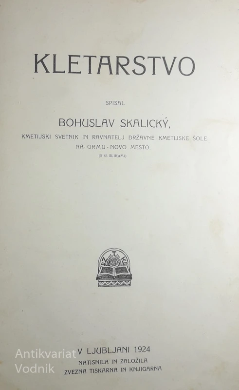 KLETARSTVO, Bohuslav Skalicky
