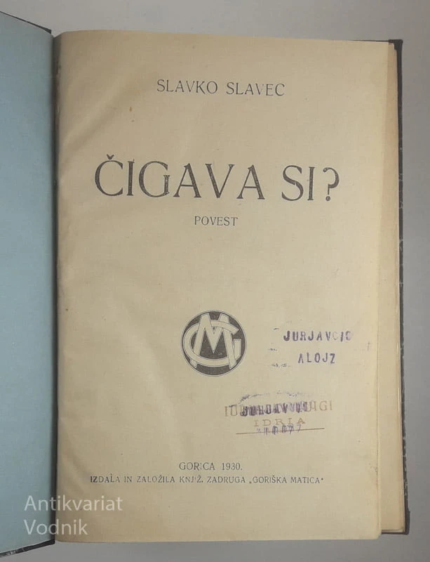 ČIGAVA SI?, Slavko Slavec