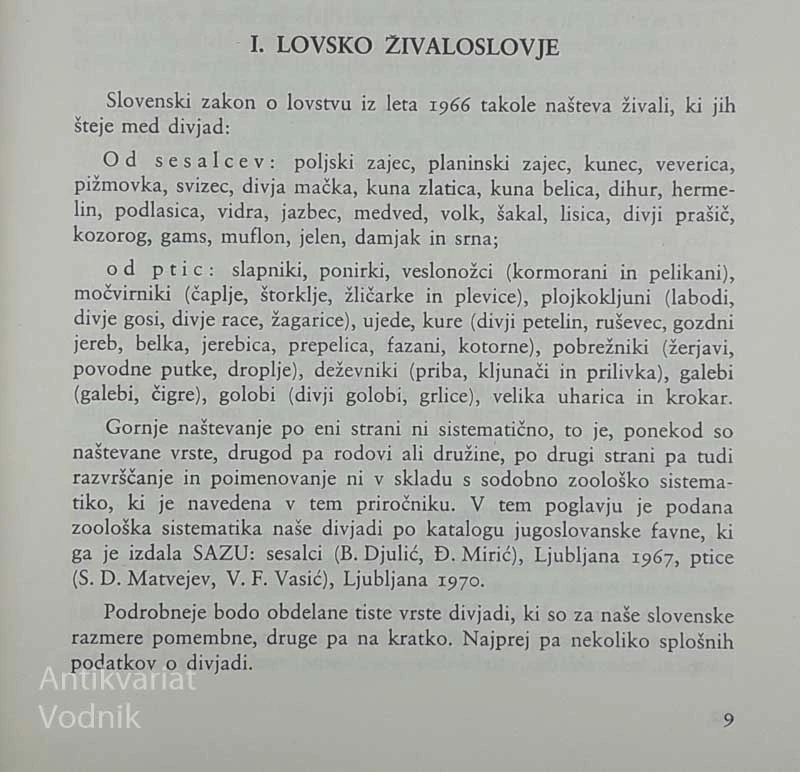SLOVENSKI LOVSKI PRIROČNIK