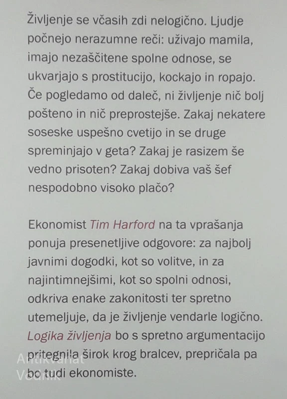 LOGIKA ŽIVLJENJA, Tim Harford