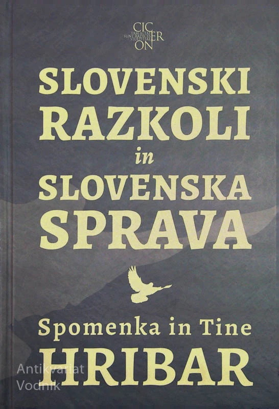 SLOVENSKI RAZKOLI IN SLOVENSKA SPRAVA, Spomenka in Tine Hribar