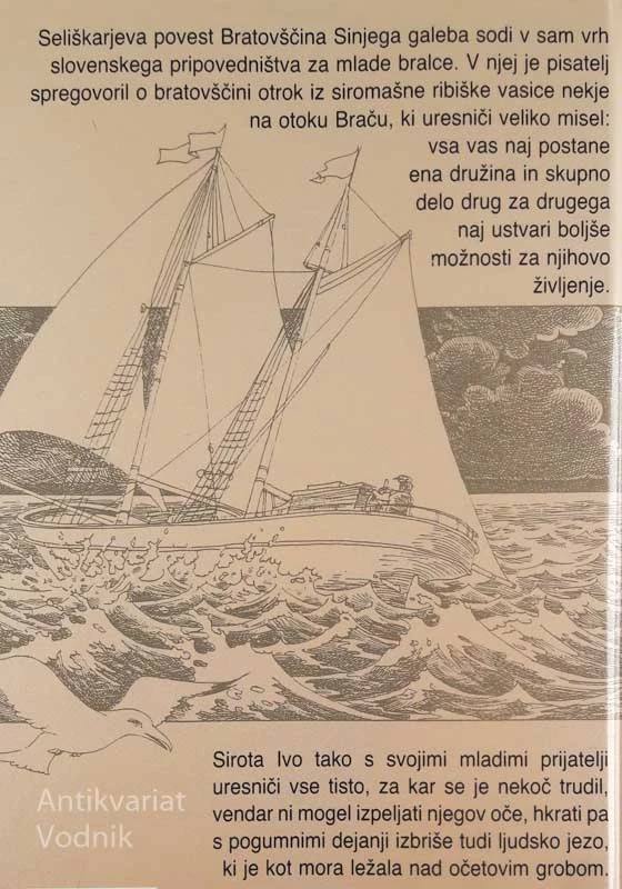 BRATOVŠČINA SINJEGA GALEBA, Tone Seliškar