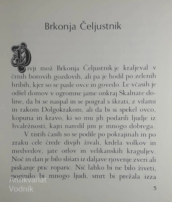 BRKONJA ČELJUSTNIK, Bogomir Magajna, ilustriral in opremil Dušan Klun