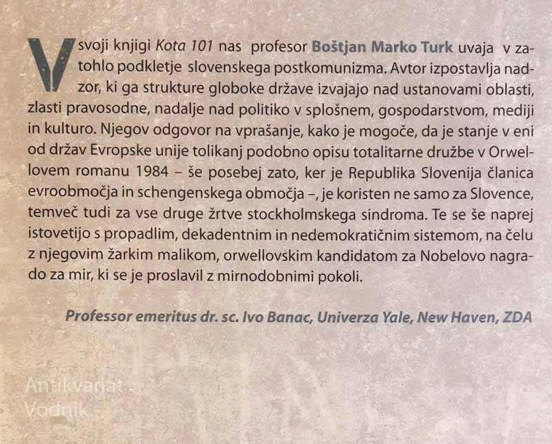 KOTA 101: KRONIKA ČRNE UTOPIJE TITOIZMA, Boštjan M. Turk