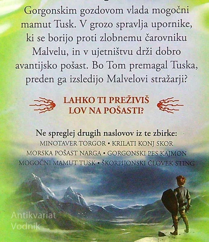 LOV NA POŠASTI; MOGOČNI MAMUT TUSK, Adam Blade