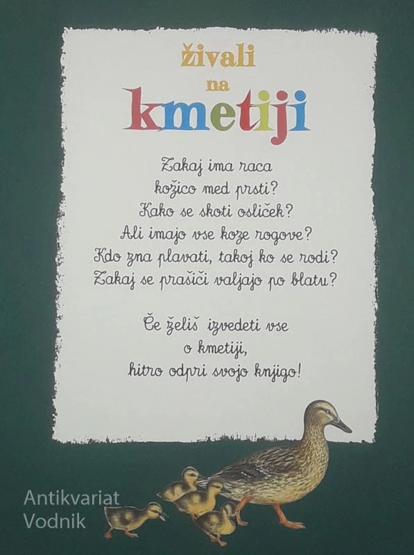 ŽIVALI NA KMETIJI, Catherine Fichaux in Jean Grosson