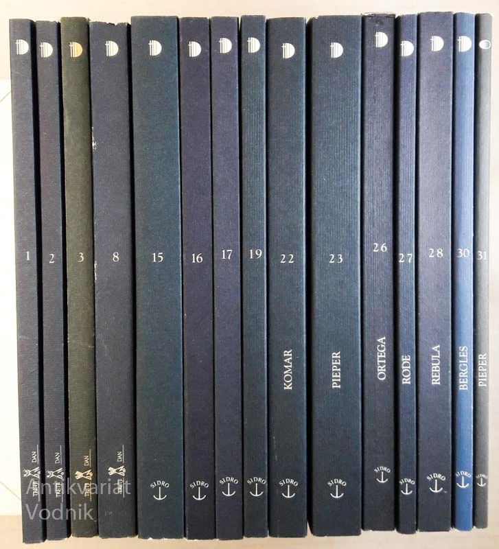 Zbirka SIDRO št.1, 2, 3, 8, 15, 16, 17, 19, 22, 23, 26, 27, 28, 30, 31