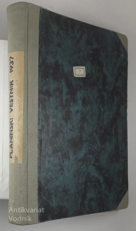 PLANINSKI VESTNIK, št. 1, letnik 1937, uredil Josip Tominšek
