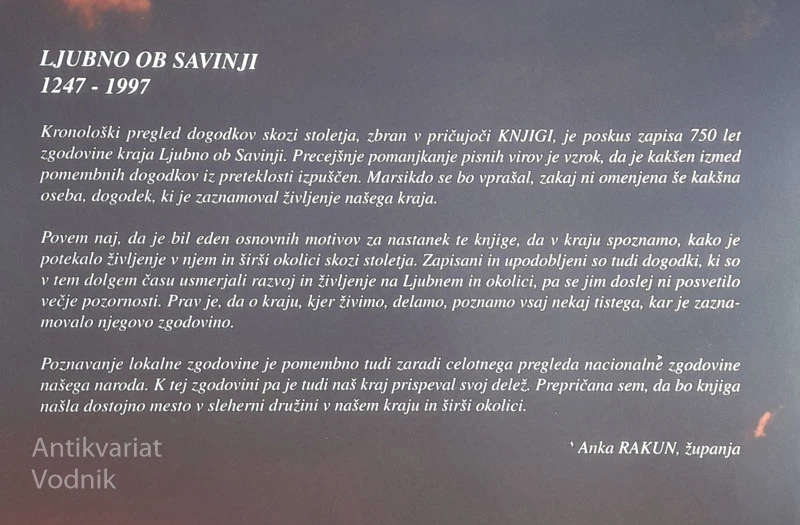 LJUBNO OB SAVINJI 750 LET