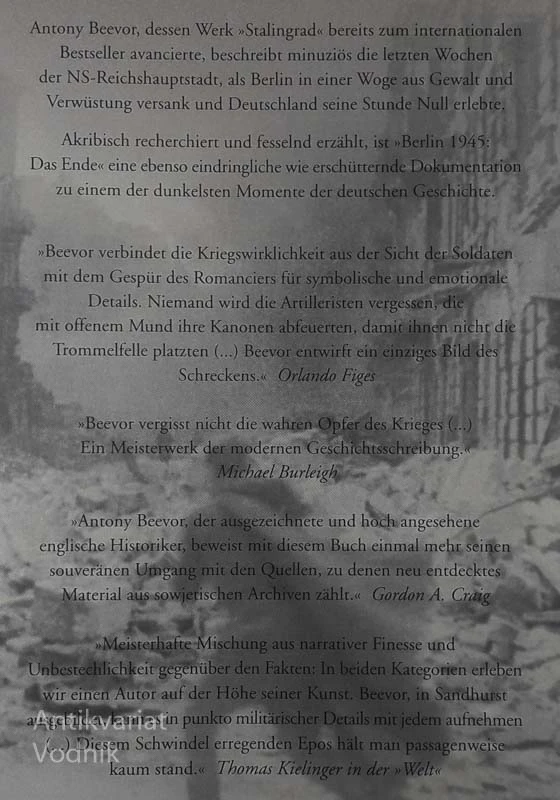 BERLIN 1945 DAS ENDE, Antony Beevor