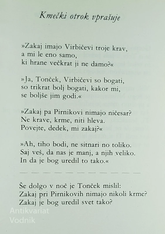 MOJA PESEM, Karel Destovnik Kajuh