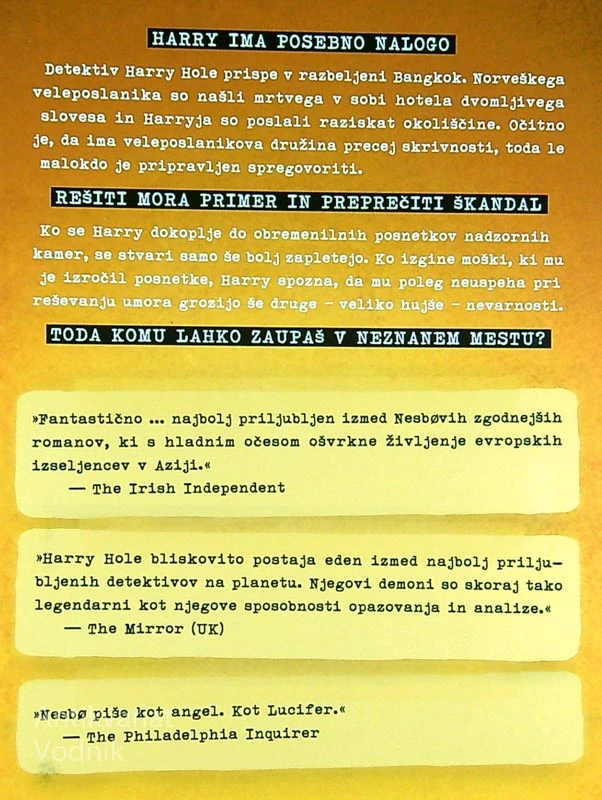 ŠČURKI, Jo Nesbo