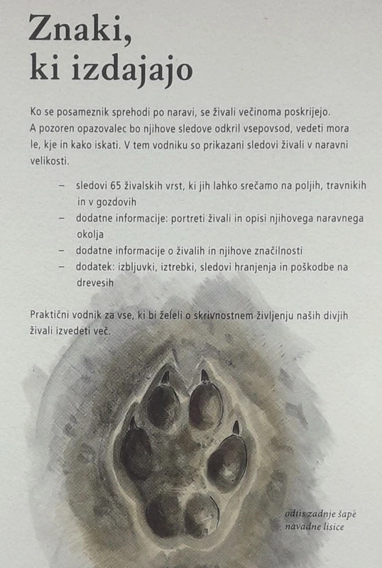 ŽIVALSKI SLEDOVI V NARAVNI VELIKOSTI, Frank Hecker