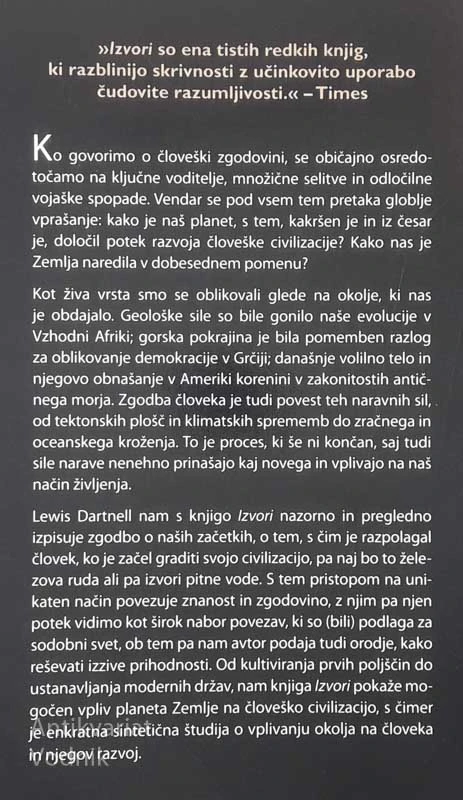 IZVORI, Lewis Dartnell