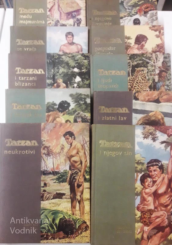 TARZAN (1-10), Edgar Rice Burroughs