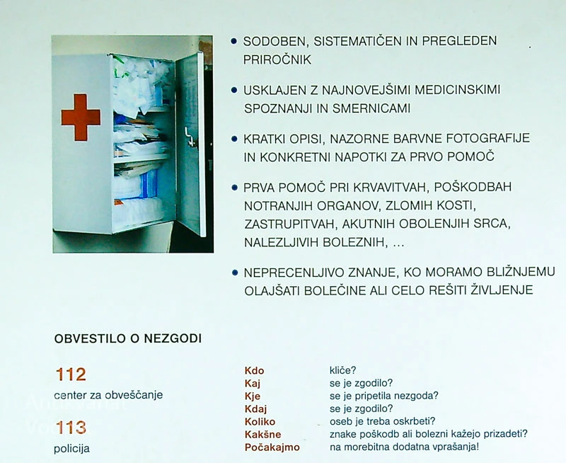 PRVA POMOČ, POMAGAM PRVI