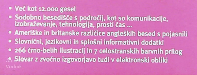 ANGLEŠKO-ANGLEŠKO-SLOVENSKI SPLOŠNI ŠOLSKI MULTIMEDIJSKI SLOVAR