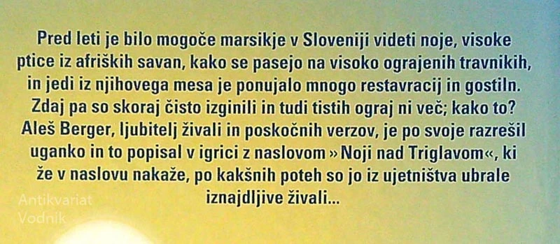 NOJI NAD TRIGLAVOM, Aleš Berger (ilustriral Gašper Rus)