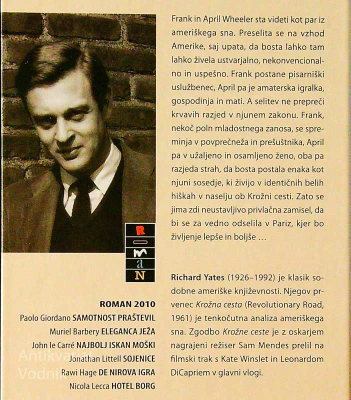 KROŽNA CESTA, Richard Yates