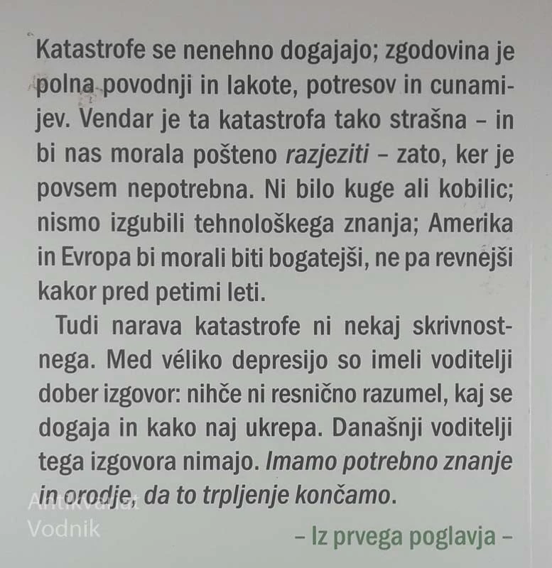 USTAVIMO TO KRIZO TAKOJ!, Paul Krugman
