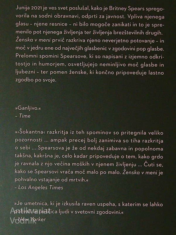 ŽENSKA V MENI, Britney Spears