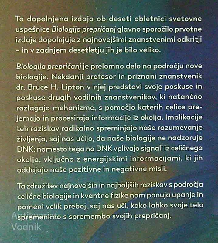 BIOLOGIJA PREPRIČANJ, Dr. Bruce H. Lipton