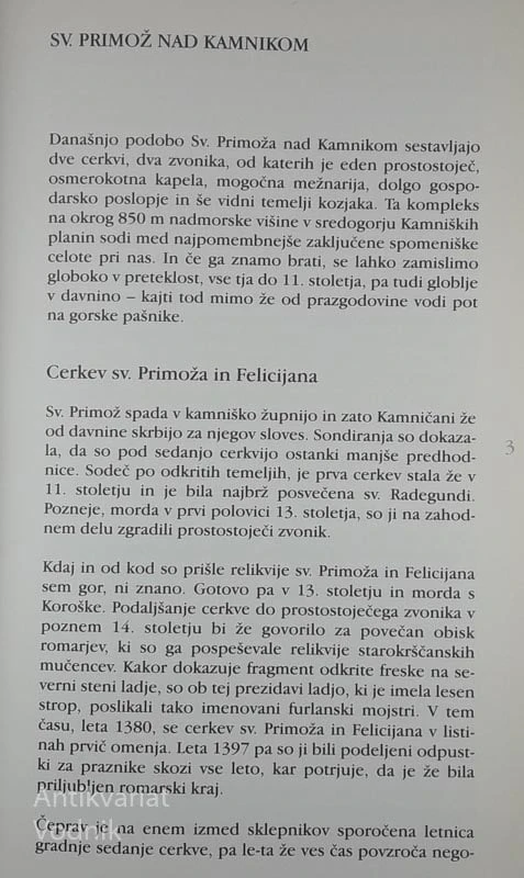 VODNIK SV. PRIMOŽ NAD KAMNIKOM, Ferdinanda Šerbelj