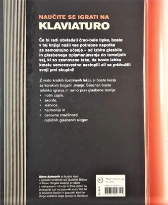 NAUČITE SE IGRATI NA KLAVIATURO (priložen CD), Steve Ashworth