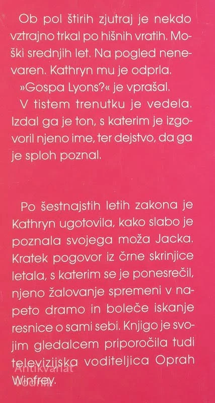PILOTOVA ŽENA, Anita Shreve