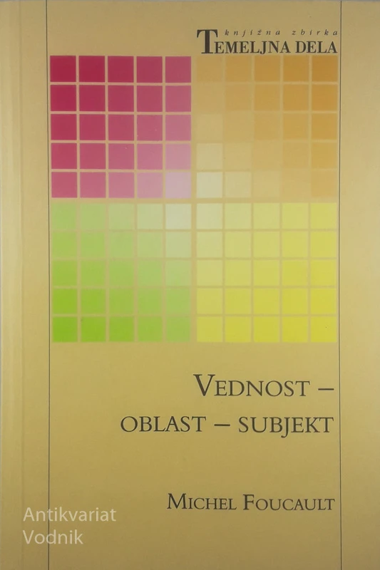 VEDNOST-OBLAST-SUBJEKT, Michel Foucault