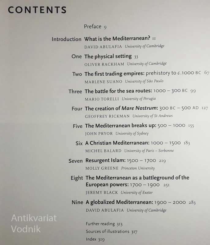 THE MEDITERRANEAN IN HISTORY, David Abulafia