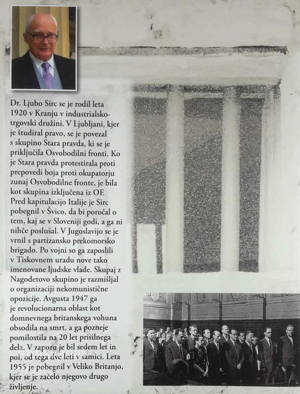 DOLGO ŽIVLJENJE PO SMRTNI OBSODBI, Ljubo Sirc