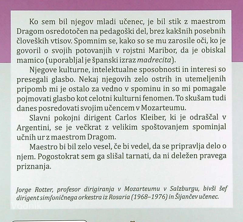 DRAGO MARIO ŠIJANEC – MARIANO DRAGO TUJEC V DVEH DOMOVINAH, Marko Košir