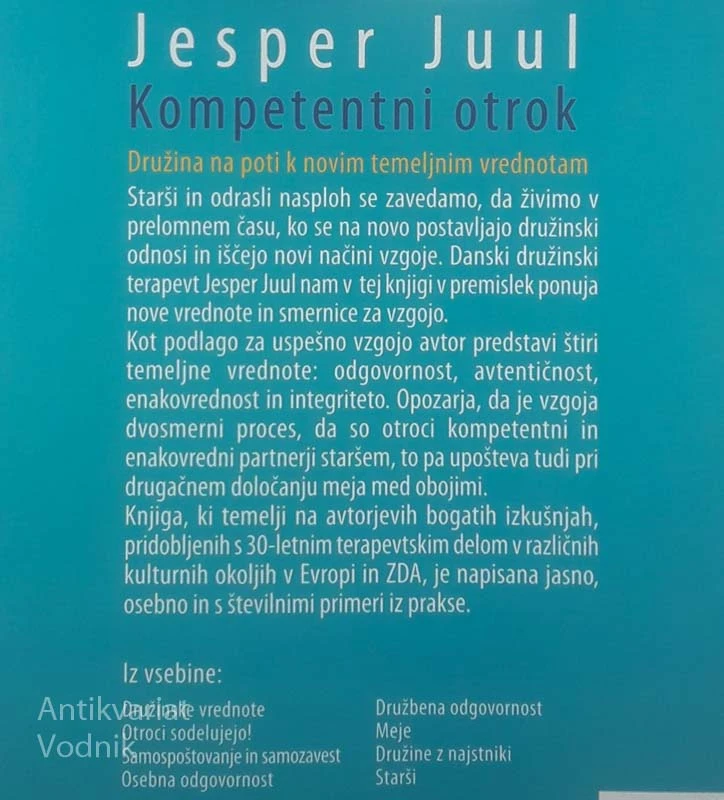 KOMPETENTNI OTROK, Jasper Juul