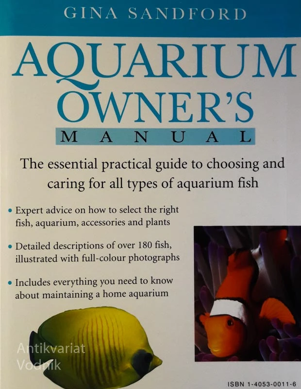 AQUARIUM OWNER’S MANUAL, Gina Sandford
