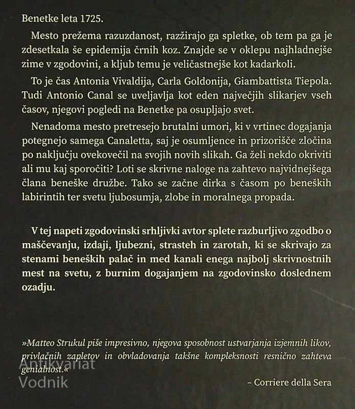 BENEŠKO POKOPALIŠČE, Matteo Strukul