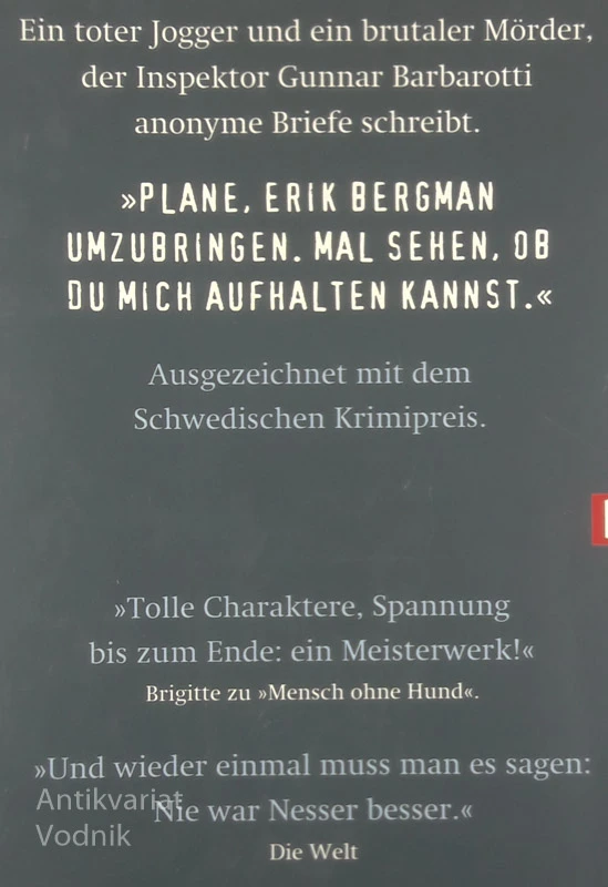 EINE GANZ ANDERE GESCHICHTE, Hakan Nesser