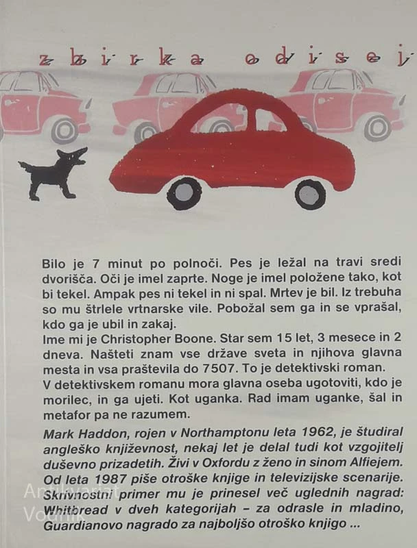 SKRIVNOSTNI PRIMER ALI KDO JE UMORIL PSA, Mark Haddon