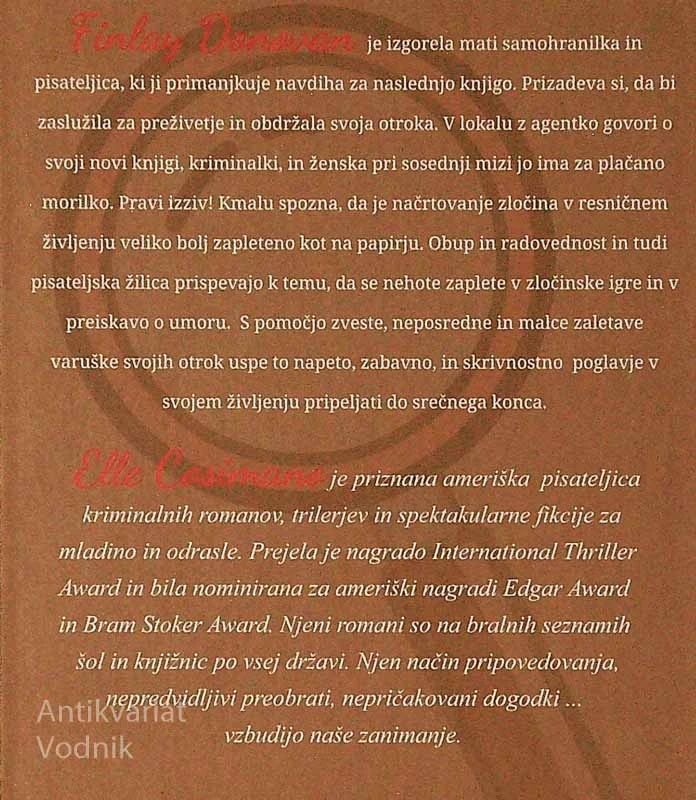 UBIJALSKO DOBRA FINLAY DONOVAN, Elle Cosimano