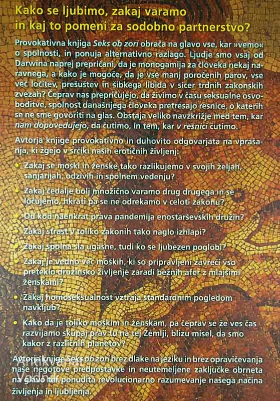 SEKS OB ZORI; PREDZGODOVINSKI IZVORI MODERNE SPOLNOSTI, Christopher Ryan in Cacilds Jethá