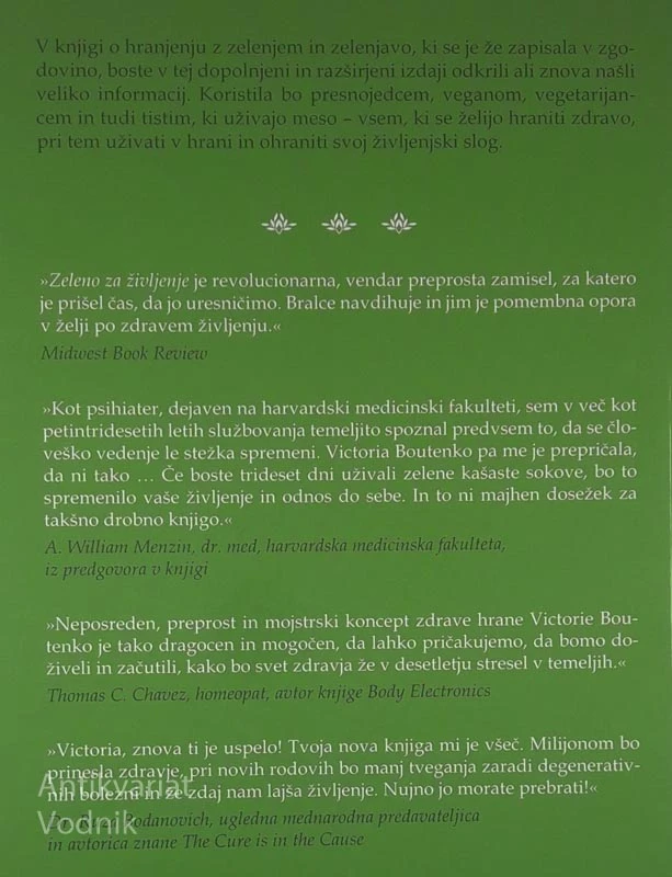 ZELENO ZA ŽIVLJENJE, Victoria Boutenko
