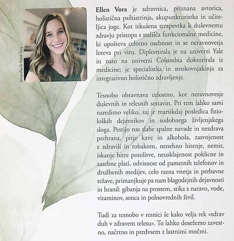 ANATOMIJA TESNOBE; RAZUMEVANJE IN PREMAGOVANJE TELESNEGA ODZIVA NA STRAH, dr. Ellen VORA