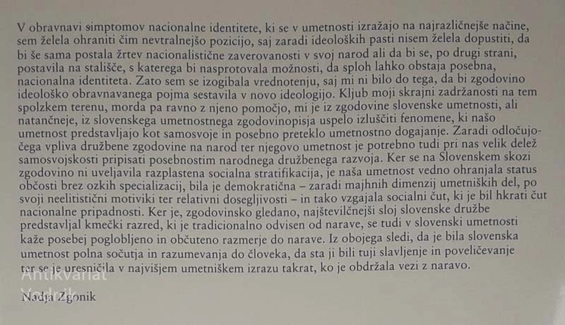 PODOBE SLOVENSTVA, Nadja Zgonik