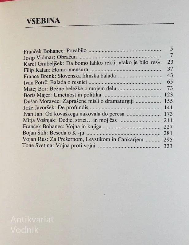 PRIČEVANJA, november 1983, Pisati svoj čas, avtobiografski eseji